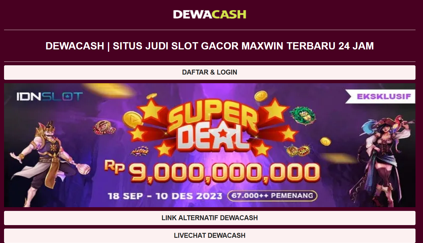 Dewa Cash